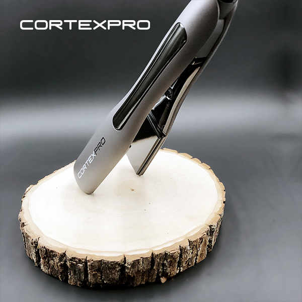 New Cortex Pro ProFlat Iron close up to inspire beauty professionals to purchase the flatiron, straightener.
